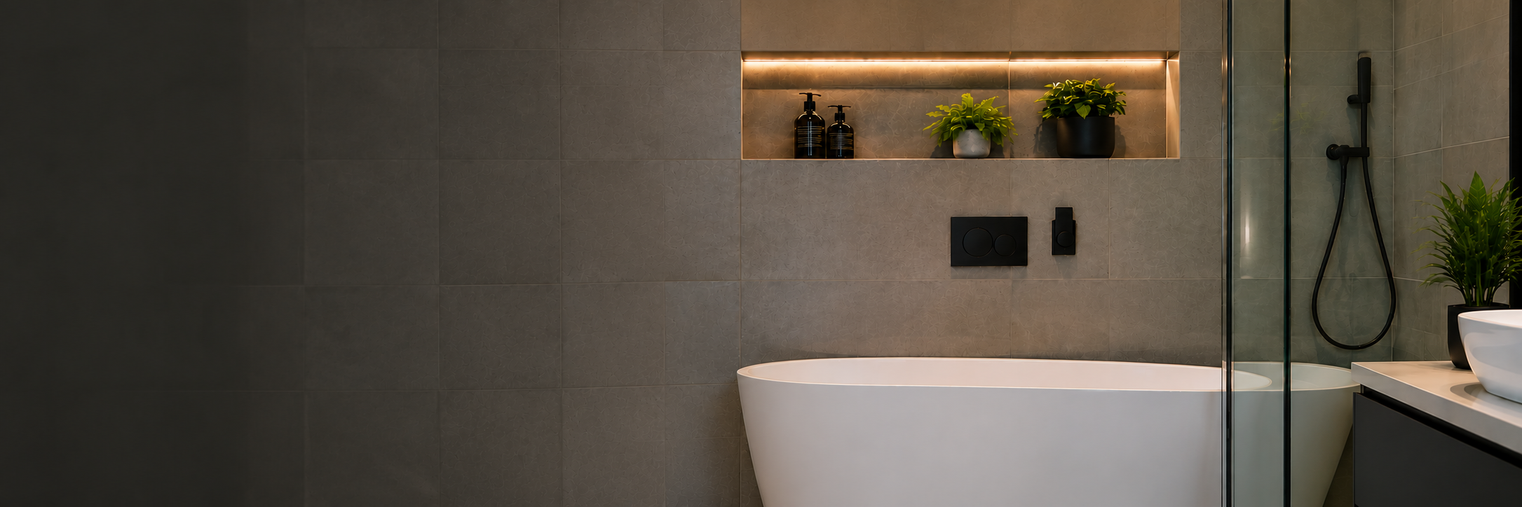 Luxury modern bathroom