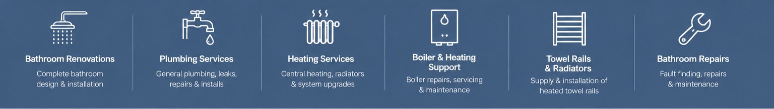 Bathroom, plumbing and heating services